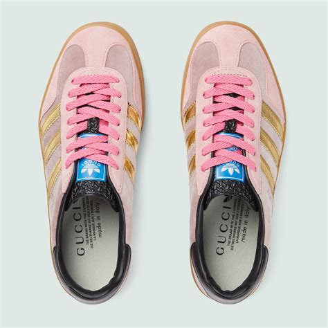 gucci gazels|gucci gazelle adidas pink.